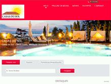 Tablet Screenshot of casasdosol.com